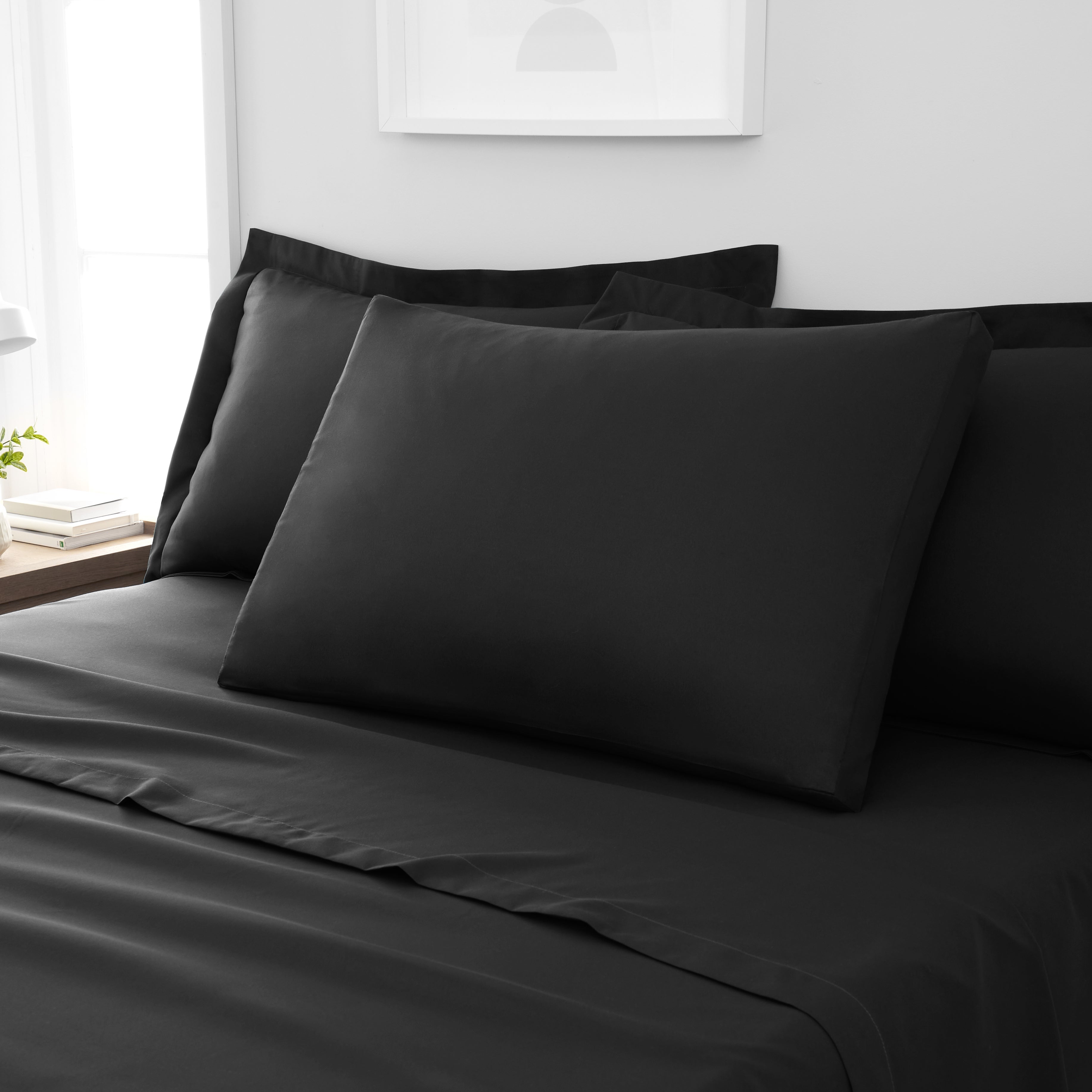 Fogarty Soft Touch Box Pillowcase Black