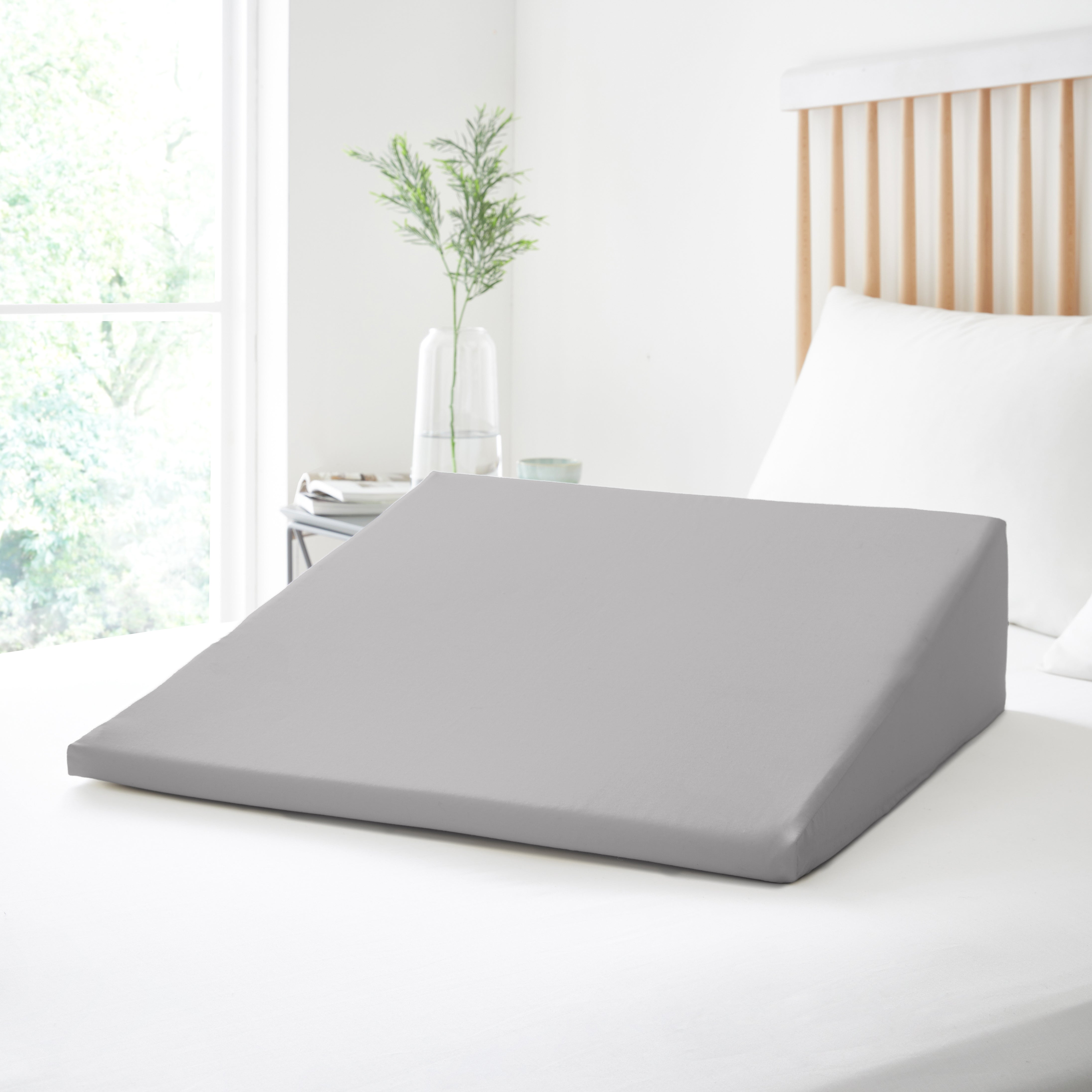 Pure Cotton Large Back Seat Pillowcase Dove Grey