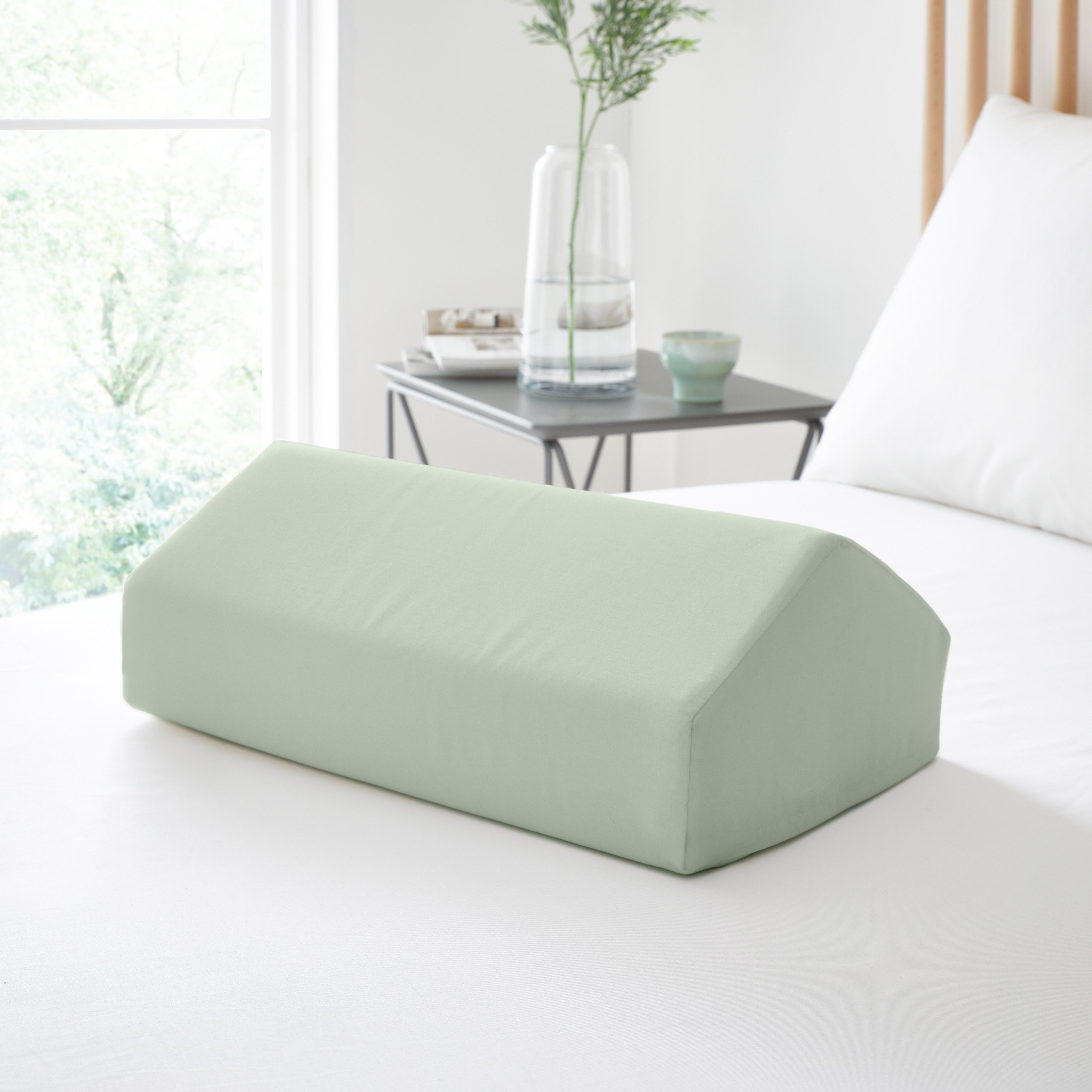 Pure Cotton Leg Contour Pillowcase Sage Green