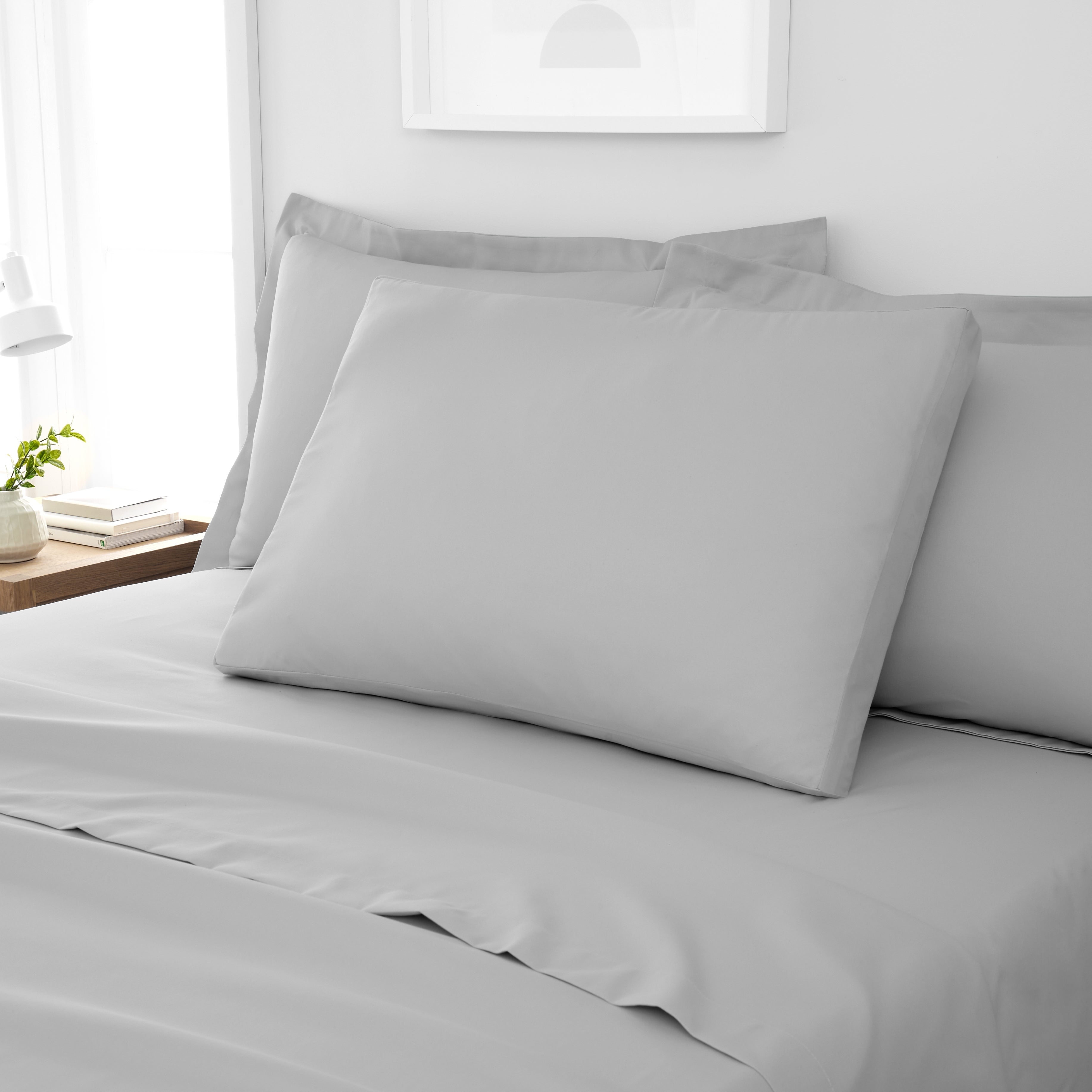 Fogarty Soft Touch Box Pillowcase Platinum