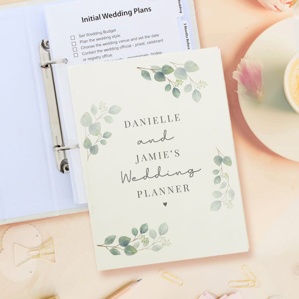 Personalised Botanical Wedding Planner image 1 of 6