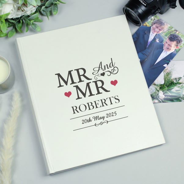  Personalised Mr and Mr Traditional Photo Album image 1 of 4