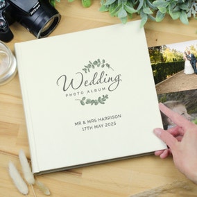  Personalised Wedding Square Photo Album
