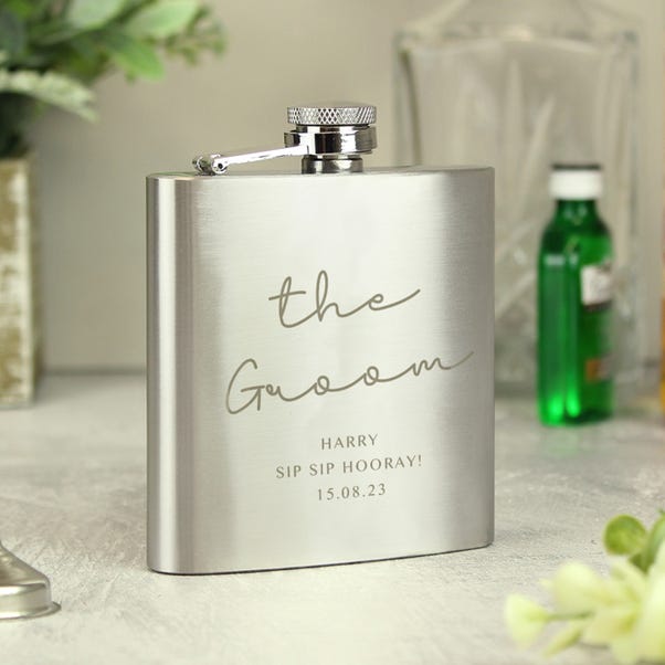 Personalised Any Message Hip Flask image 1 of 7