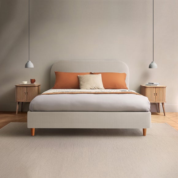 Silentnight Fara Bed Frame, Woven Fabric