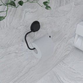 Croydex Stick-n-Lock Toilet Roll Holder