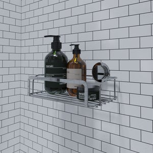 Croydex Stick-n-lock Cosmetic Basket