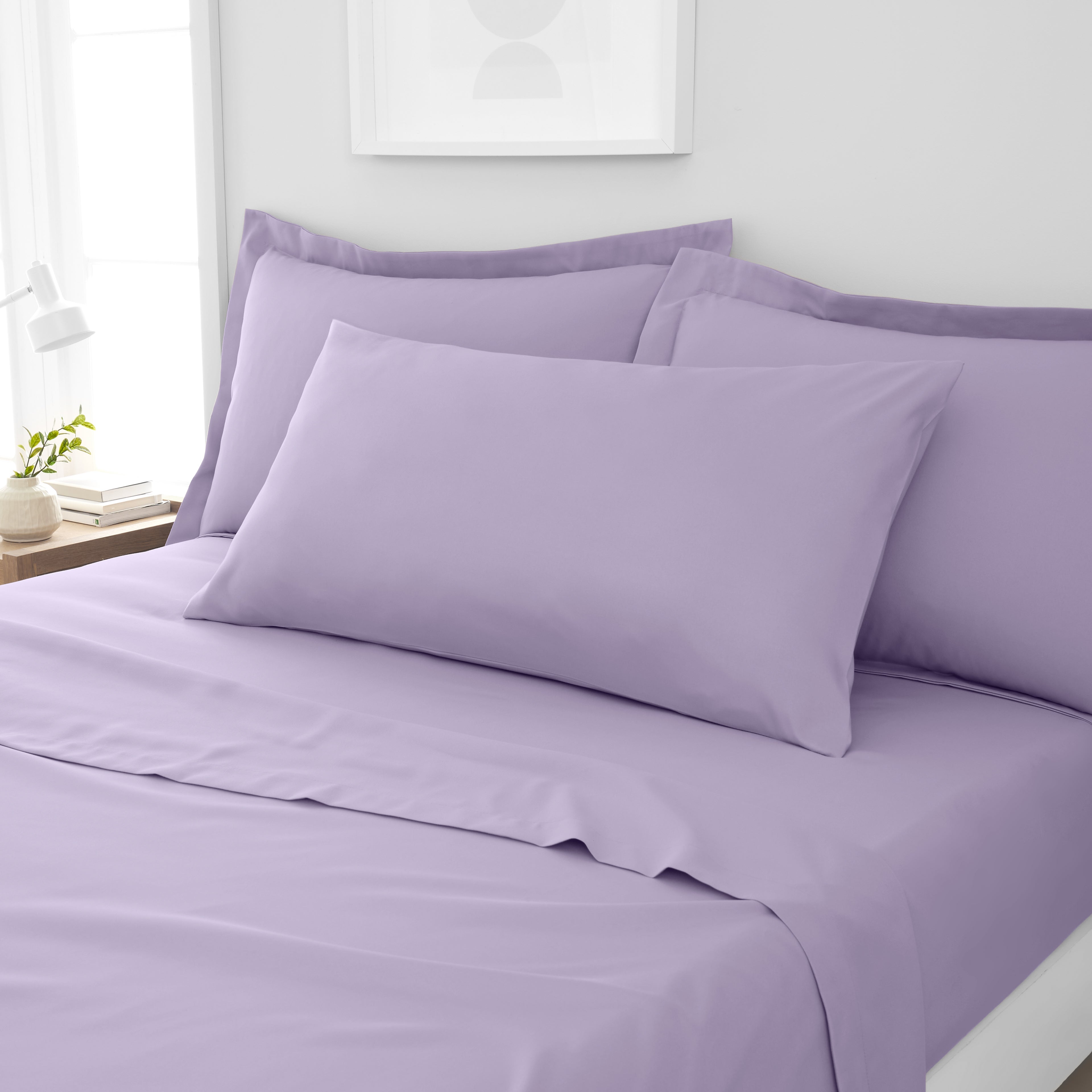 Fogarty Soft Touch Kingsize Pillowcase Pair Mauve