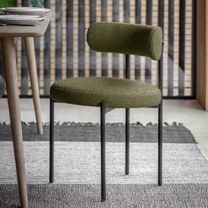 Cedar & Sage Set Of 2 Mesa Dining Chairs- Fabric