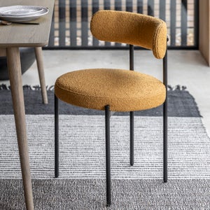 Cedar & Sage Set Of 2 Mesa Dining Chairs- Fabric