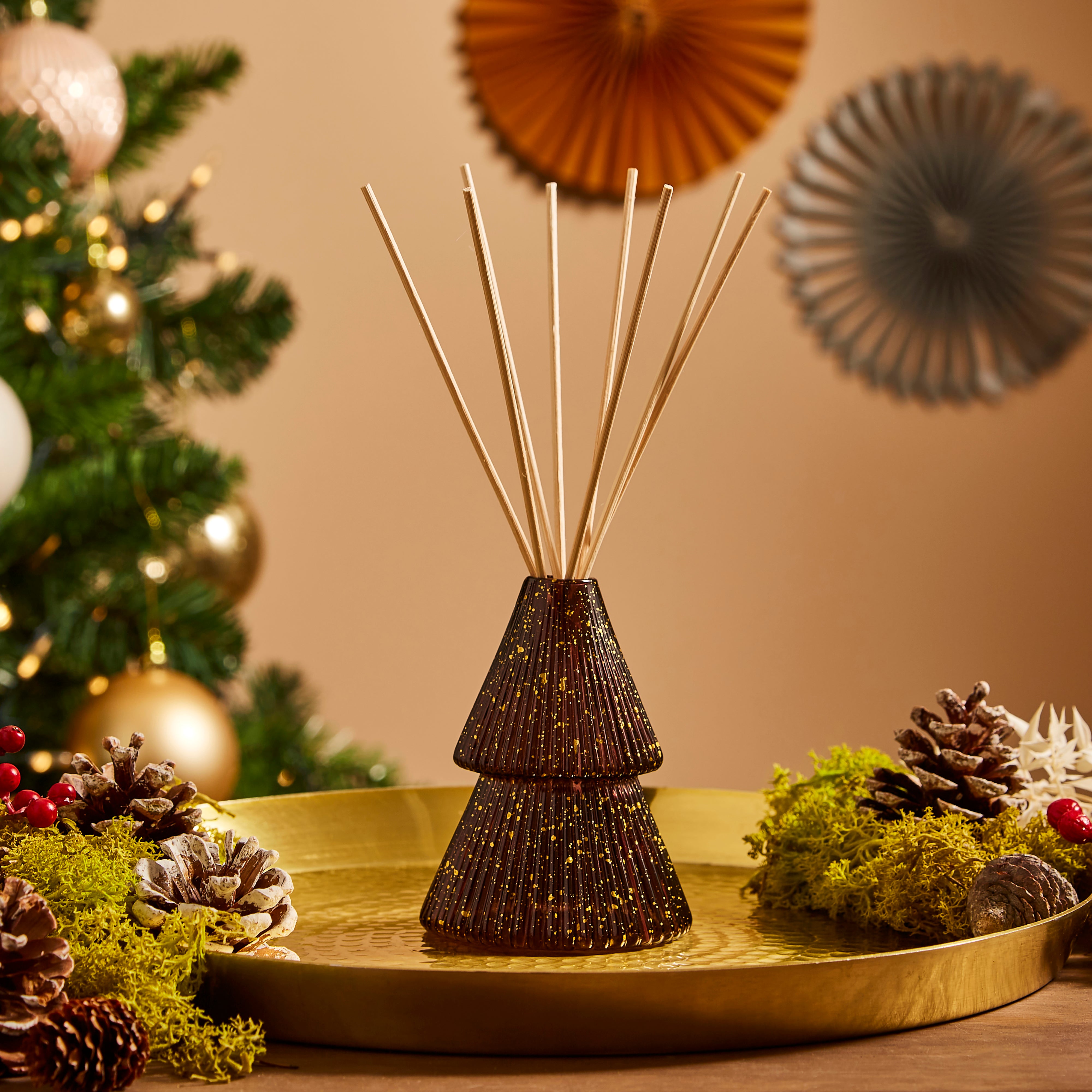 Cashmere & Amber Tree-Shaped Diffuser