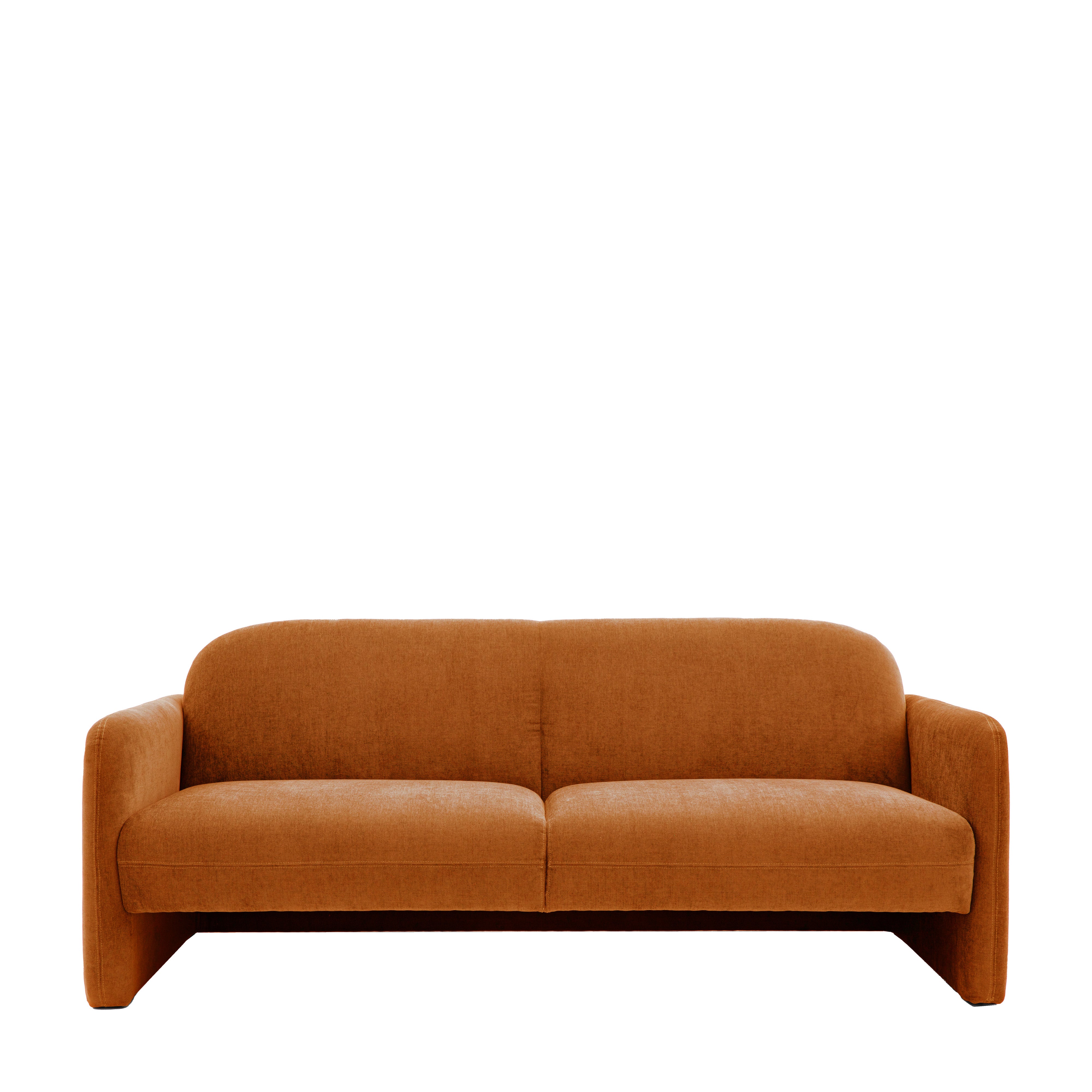 Turlock 3 Seater Sofa Amber