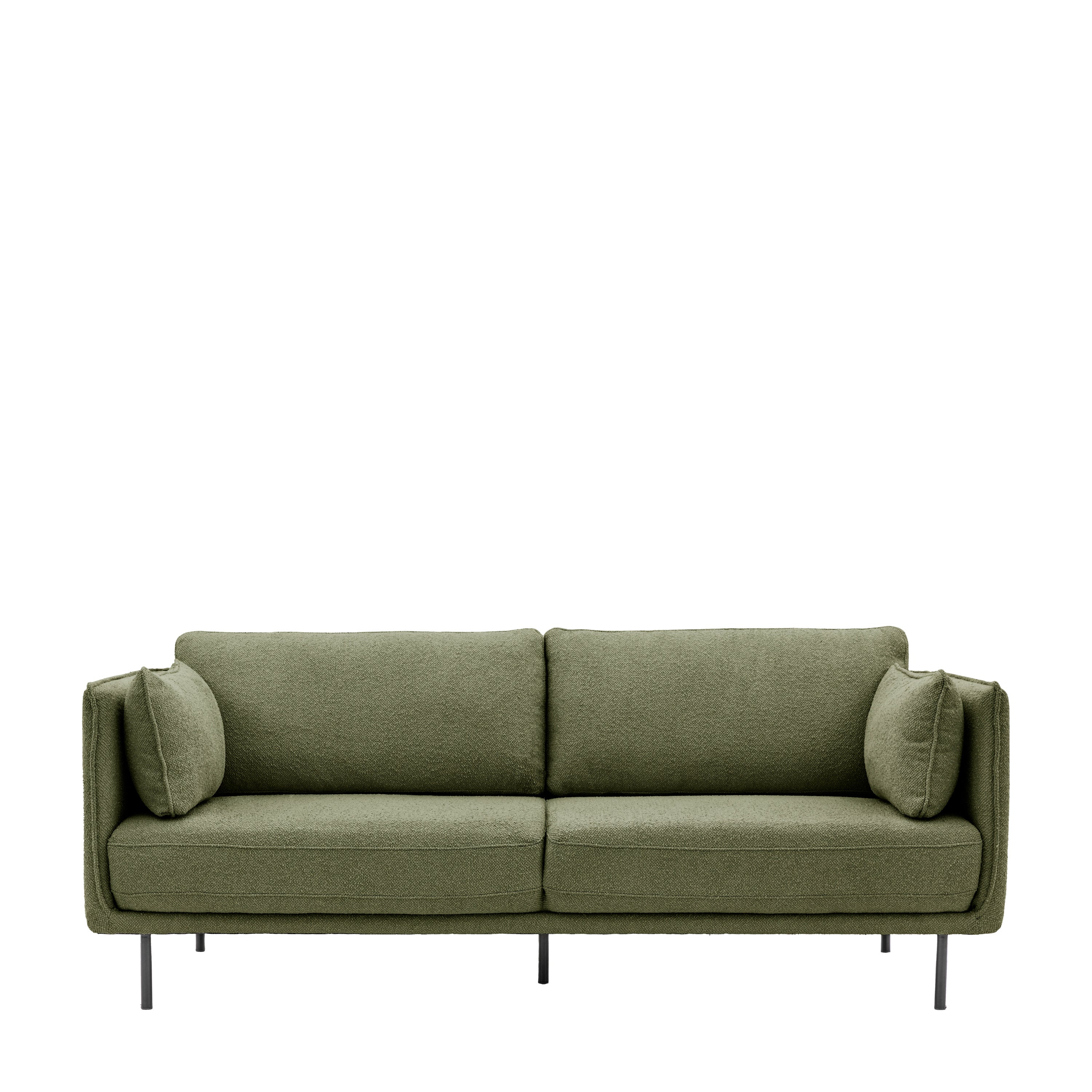 Derby 3 Seater Sofa Boucle Green