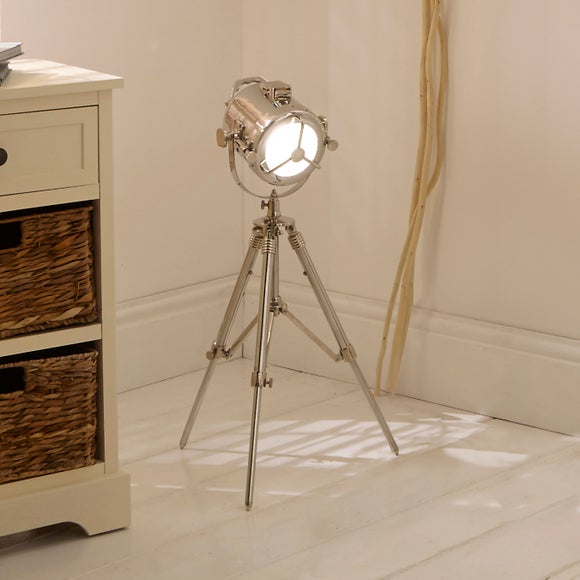 View Marine Nickel Searchlight Table Lamp View Marine Nickel Searchlight Table Lamp
