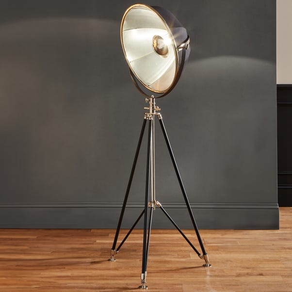 Elstree Metal Tripod Floor Lamp image 1 of 3