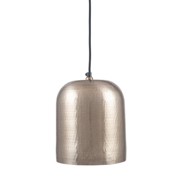 Kochi Hammered Metal Dome Pendant Light thumbnail