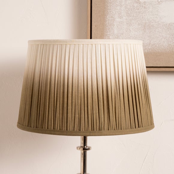 View Scallop Ombre Soft Pleated Tapered Lamp Shade View Scallop Ombre Soft Pleated Tapered Lamp Shade