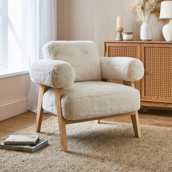 Click to view product details and reviews for Brynn Supersoft Faux Fur Accent Chair.