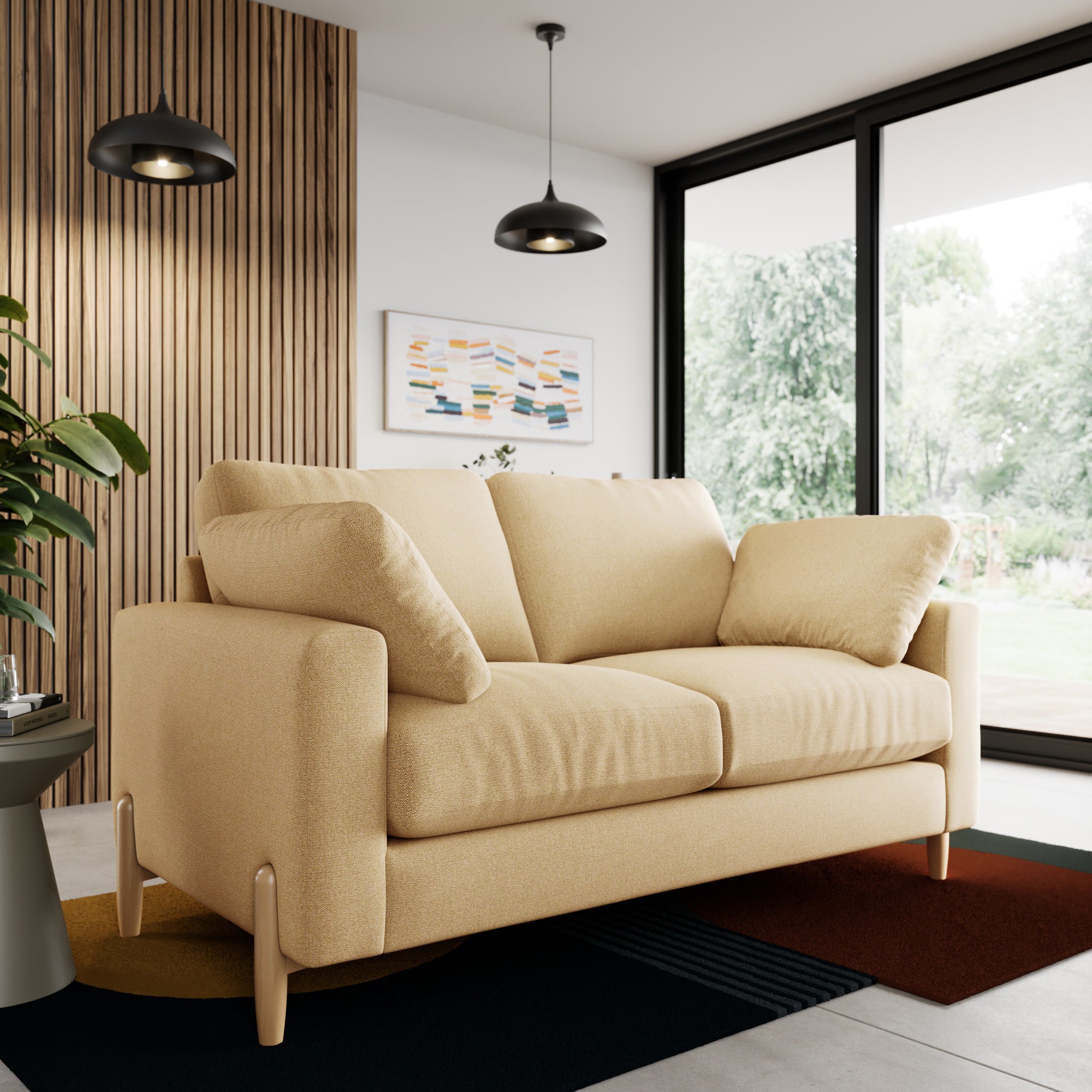 Apollo Weave 2 Seater Sofa Multiweave Ochre