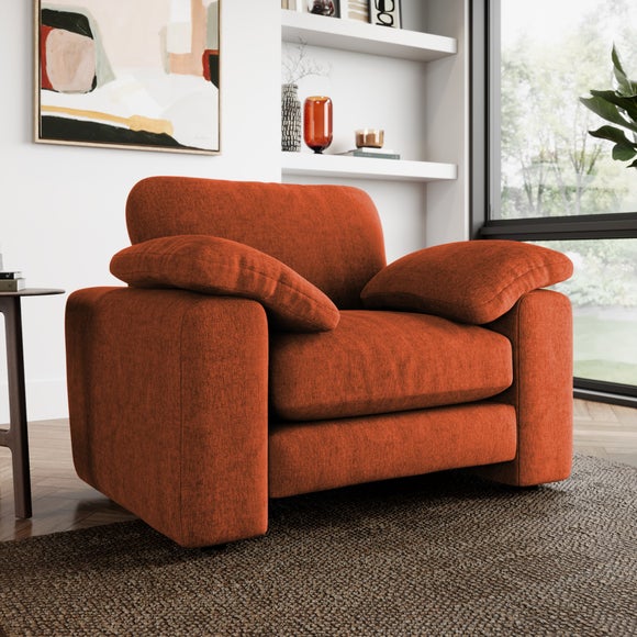 Click to view product details and reviews for Magnus Vintage Soft Chenille Snuggle Sofa.
