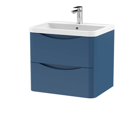 Click to view product details and reviews for Lunar Wall Mounted 2 Drawer Vanity Unit With Polymarble Basin. Click to view product details and reviews for Lunar Wall Mounted 2 Drawer Vanity Unit With Polymarble Basin.