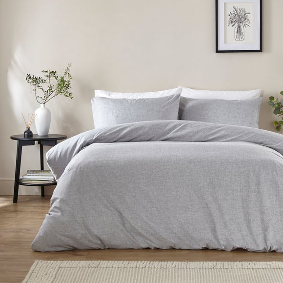 Supersoft Chambray Duvet Cover And Pillowcase Set