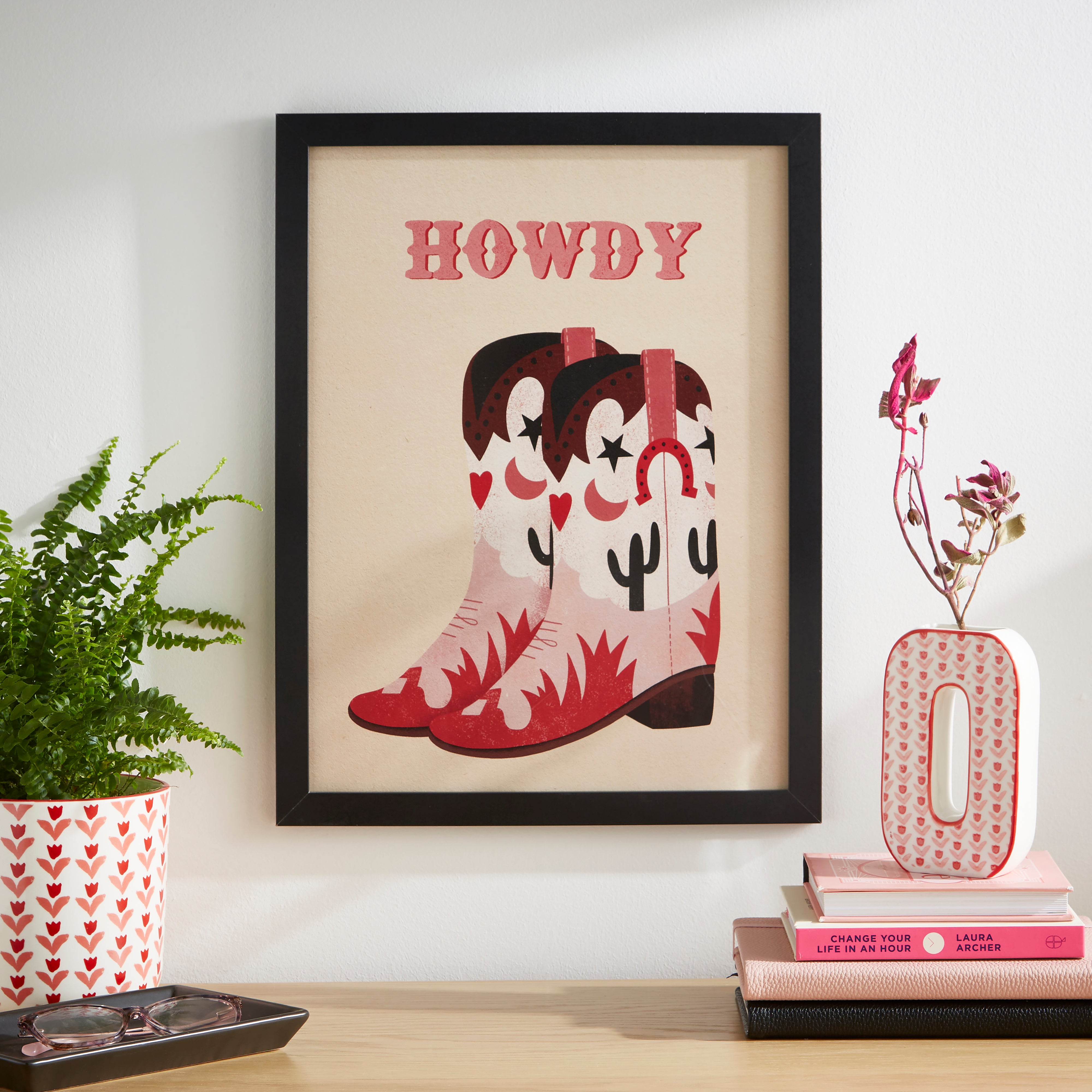 Howdy by Tanya Garcia Framed Print