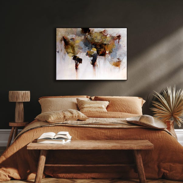 Cedar & Sage Worldwide Abstract Framed Canvas image 1 of 3