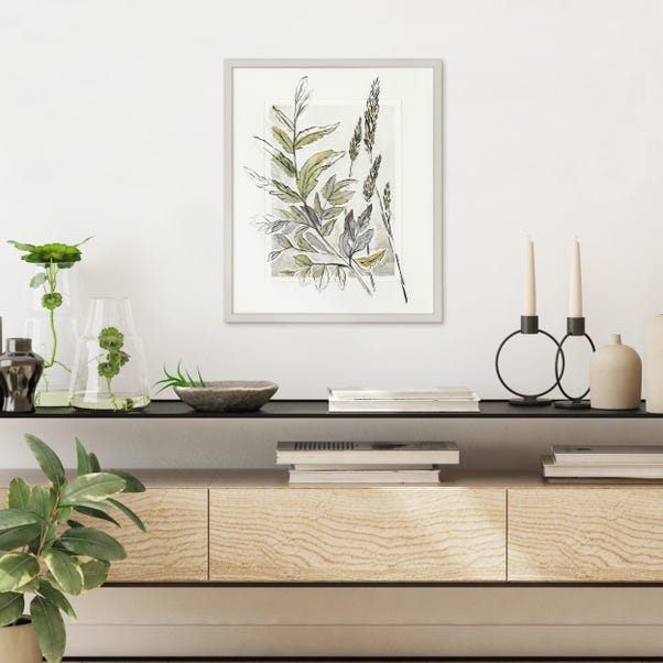 Cedar & Sage Royal Fern Floral Framed Print image 1 of 2