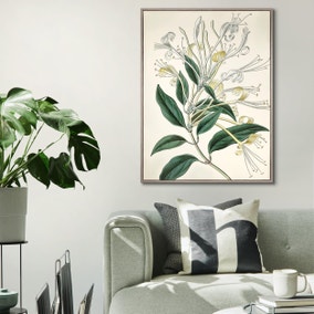 Cedar & Sage Flourishing Foliage Floral Framed Canvas
