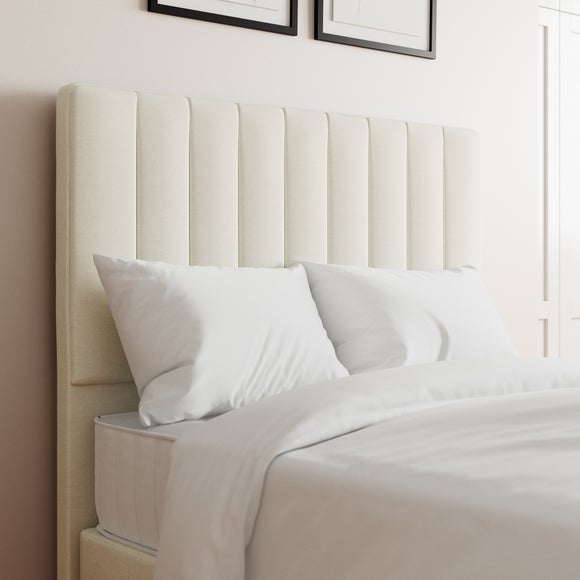 Luxury Linen Vertical Stripe Headboard