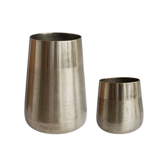 Ivyline Set Of 2 Prescot Plant Pots