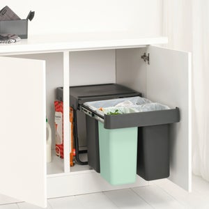 Brabantia Sort & Go Built-in Bin 10l- 10l- & 20l