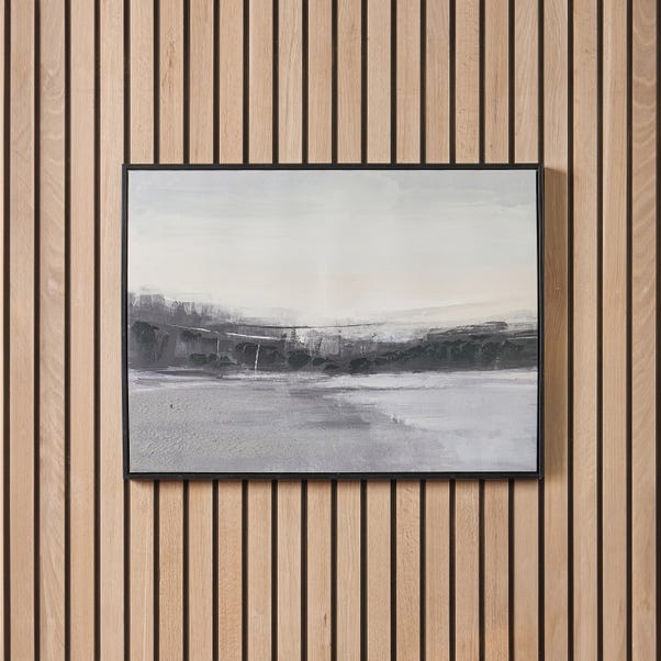 Monochrome Landscape Framed Canvas image 1 of 5