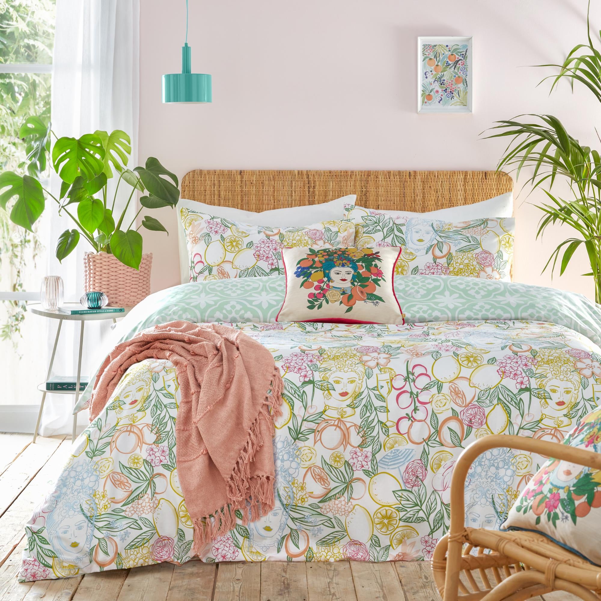 Furn Taormina Duvet Cover And Pillowcase Set Multicoloured