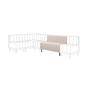 Amali Long Dining Bench- Textured Weave