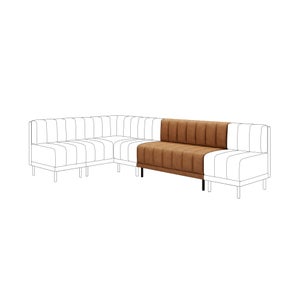 Amali Long Dining Bench- Faux Leather