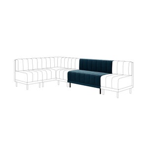 Amali Long Dining Bench- Matte Plush Velvet