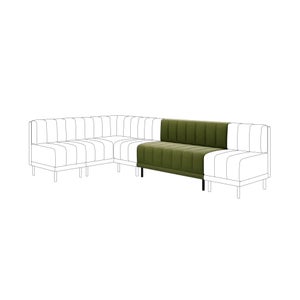 Amali Long Dining Bench- Matte Plush Velvet