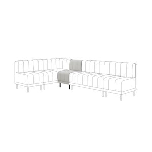 Amali Small Dining Bench- Textured Weave