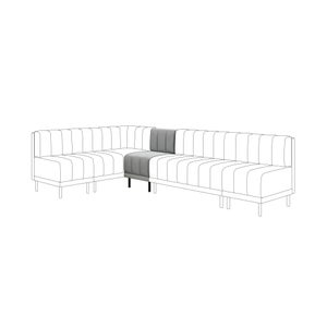Amali Small Dining Bench- Vintage Velvet