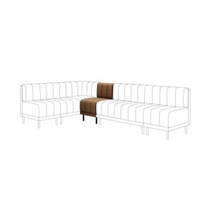 Amali Small Dining Bench- Faux Leather