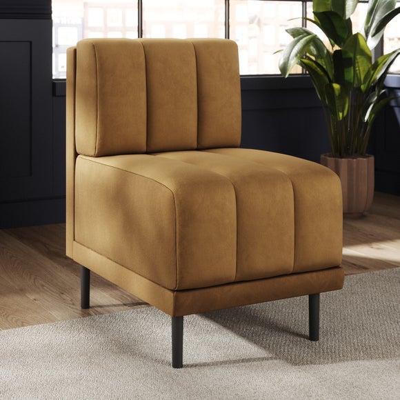 Photo 2 of Amali Small Dining Bench- Matte Plush Velvet