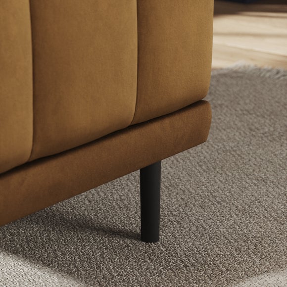 Photo 4 of Amali Small Dining Bench- Matte Plush Velvet