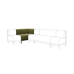 Mae Corner Dining Bench- Boucle