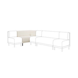 Mae Corner Dining Bench- Boucle