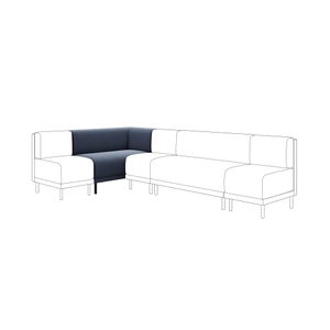 Mae Corner Dining Bench- Boucle