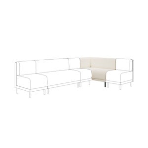 Mae Corner Dining Bench- Boucle