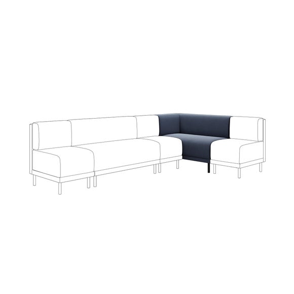 Click to view product details and reviews for Mae Corner Dining Bench Boucle.