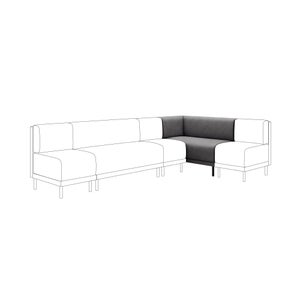 Mae Corner Dining Bench- Faux Leather